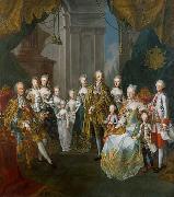 Martin van Meytens Stephan und Maria Theresia mit elf Kindern Sweden oil painting artist